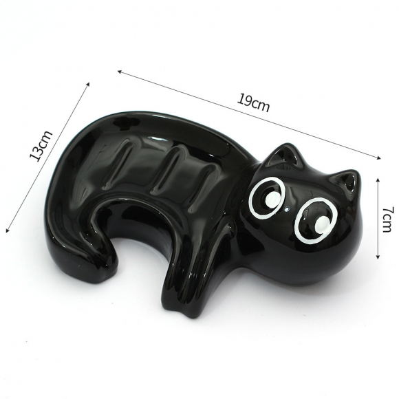 블랙캣 세라믹 비누받침대