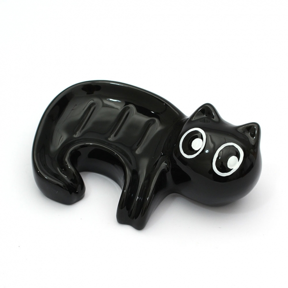 블랙캣 세라믹 비누받침대