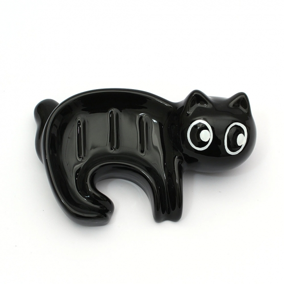 블랙캣 세라믹 비누받침대