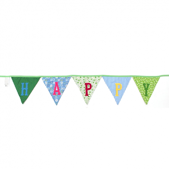 해피버스데이 패브릭 가랜드(그린)