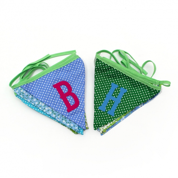 해피버스데이 패브릭 가랜드(그린)