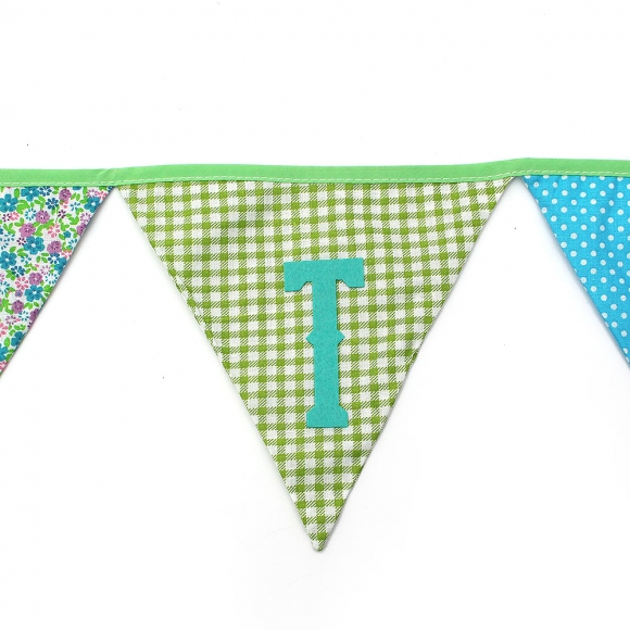 해피버스데이 패브릭 가랜드(그린)