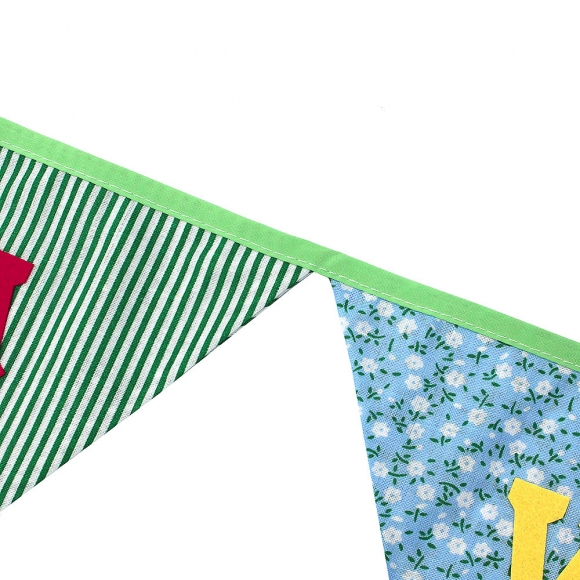 해피버스데이 패브릭 가랜드(그린)