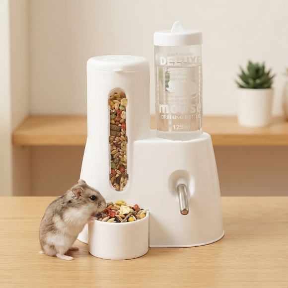펫플로우 햄스터 급식 급수기