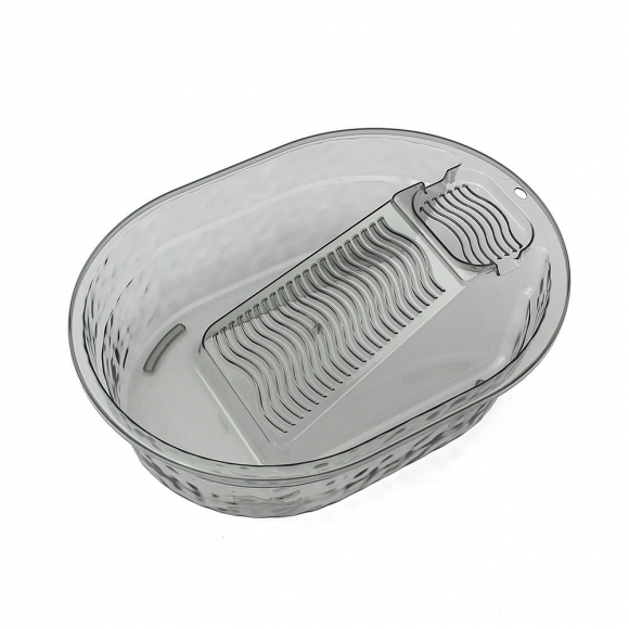 데이워시 빨래판 대야(투명그레이)