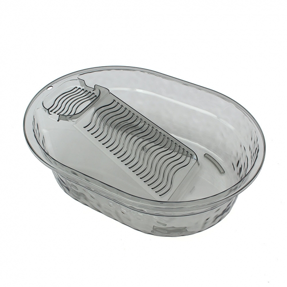 데이워시 빨래판 대야(투명그레이)