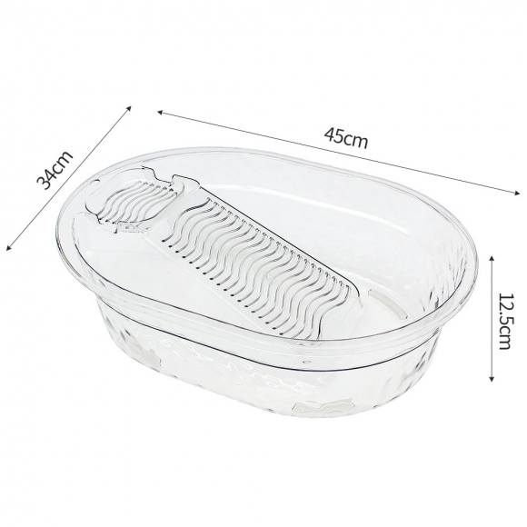 데이워시 빨래판 대야(투명)