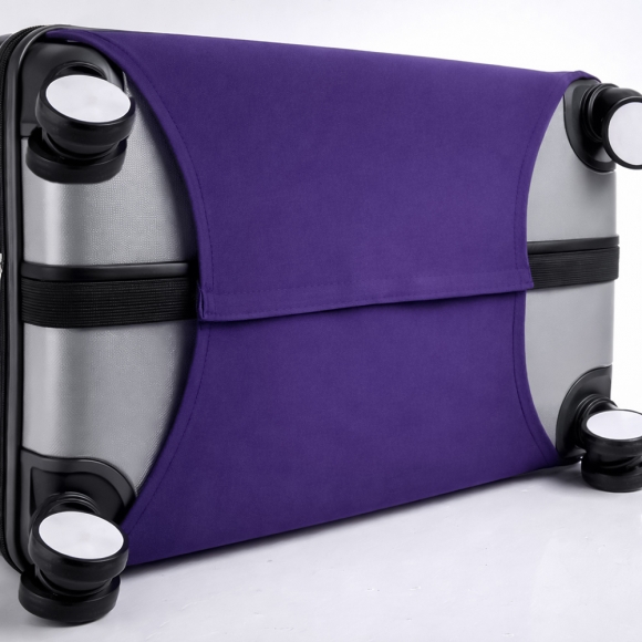 여행러버 스판 캐리어커버(22~25형) (퍼플)