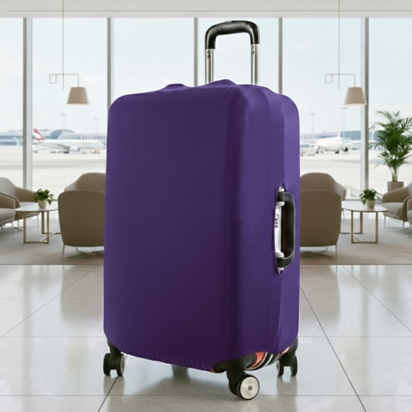 여행러버 스판 캐리어커버(26~28형) (퍼플)