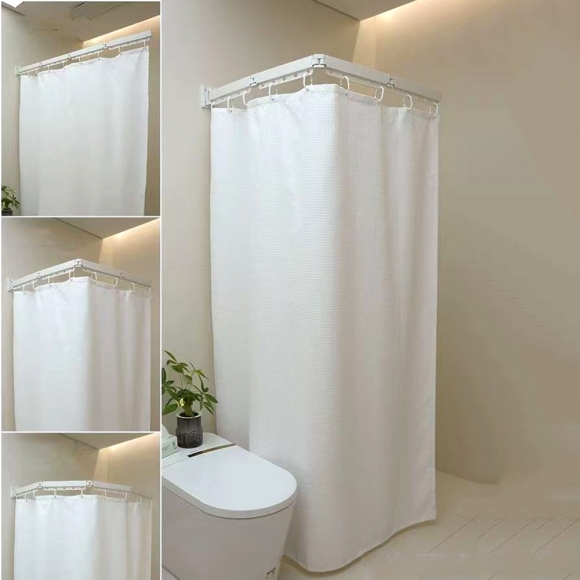 접이식 욕실 붕수 샤워커튼(120-150cm)
