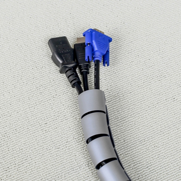 3m 스피드 전선정리 스네이크 커버(최대지름 32mm) (그레이)