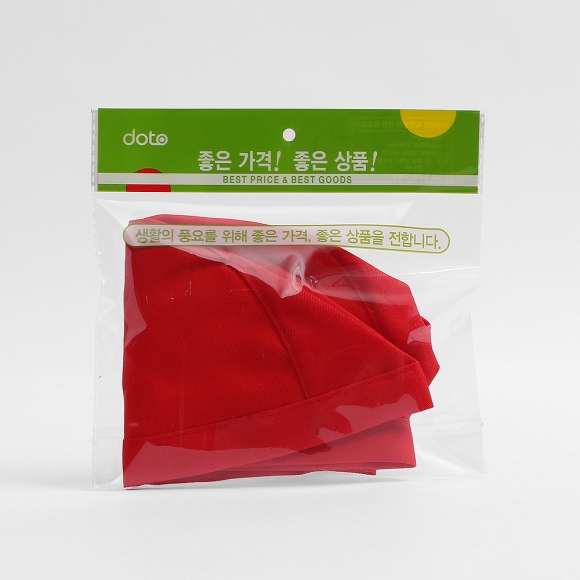 예스셰프 심플 주방모자(레드)