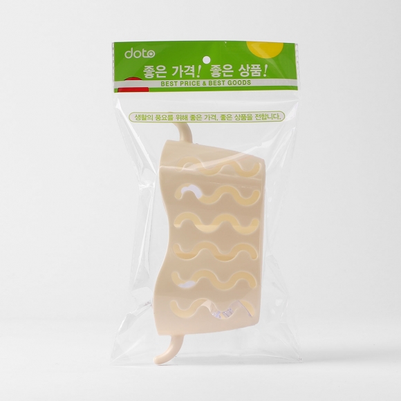 욕실 주방 수납정리 흡착식 선반(베이지)