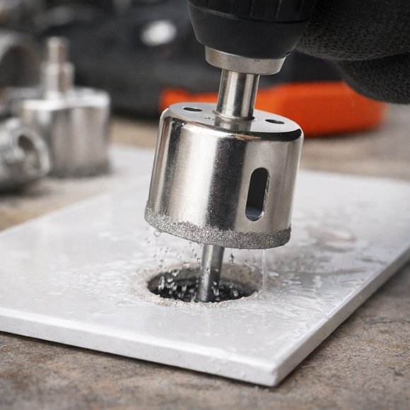 다이아몬드 타일 유리 홀쏘 15종세트(6-50mm)