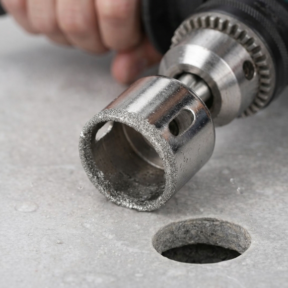 다이아몬드 타일 유리 홀쏘 15종세트(6-50mm)