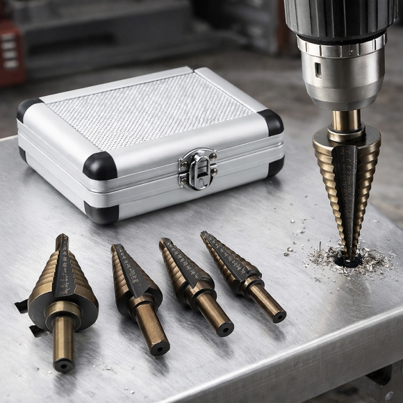 스텝드릴 비트 5종세트