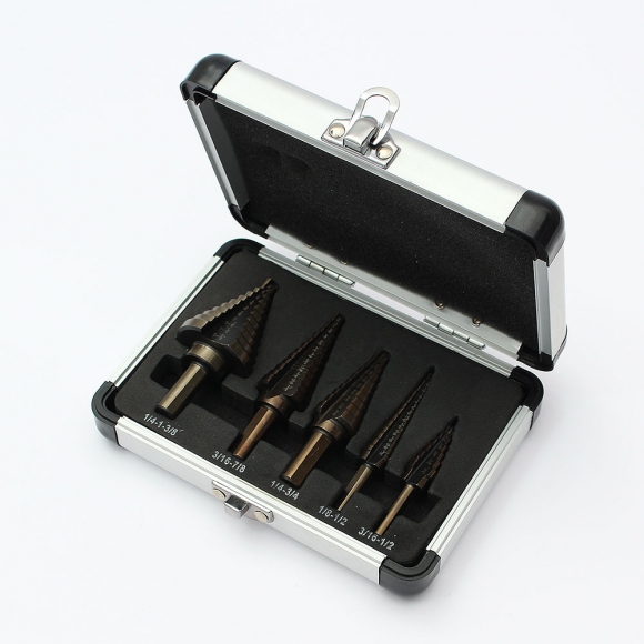 스텝드릴 비트 5종세트