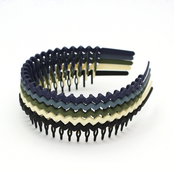 [비쥬홀릭] 웨이브 얇은 헤어밴드 5종세트