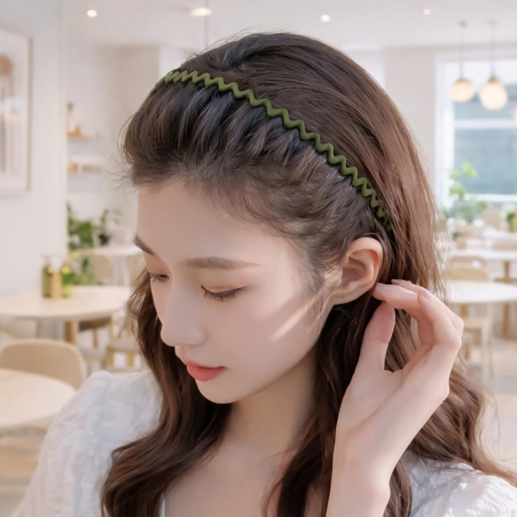 [비쥬홀릭] 웨이브 얇은 헤어밴드 5종세트