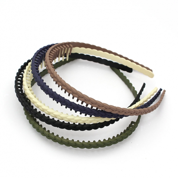 [비쥬홀릭] 꼬임 얇은 헤어밴드 5종세트