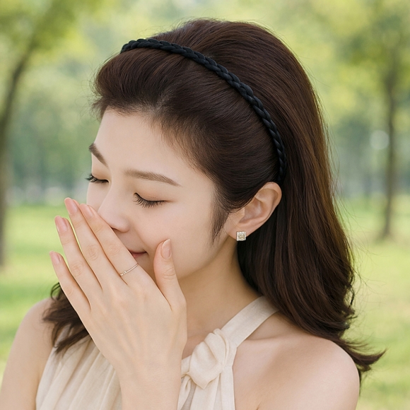 [비쥬홀릭] 꼬임 얇은 헤어밴드 5종세트