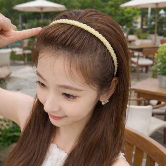 [비쥬홀릭] 꼬임 얇은 헤어밴드 5종세트