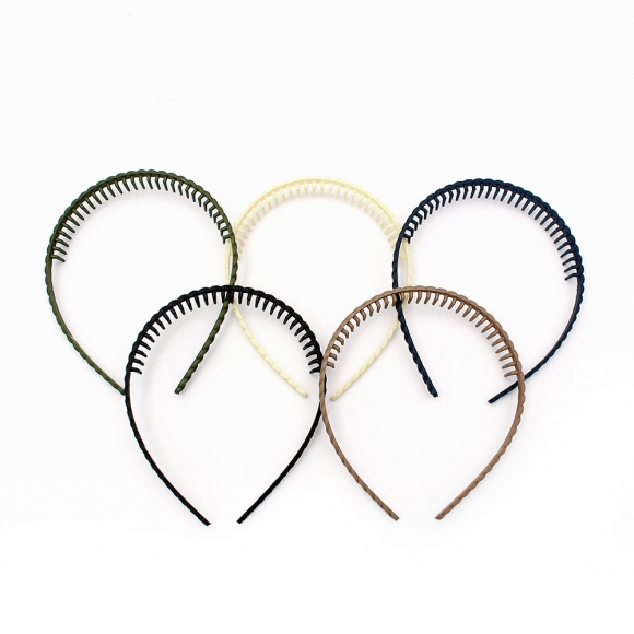 [비쥬홀릭] 꼬임 얇은 헤어밴드 5종세트