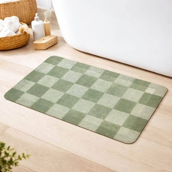 보송데이 소프트 규조토 발매트(체크)