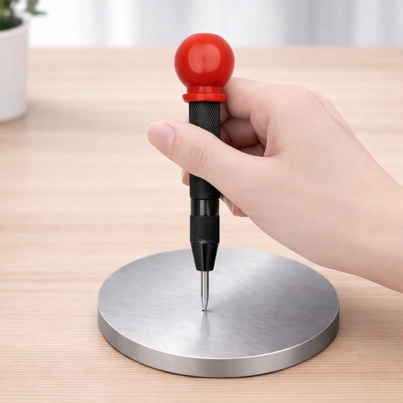 스프링 자동 센터 펀치 B-2(블랙)