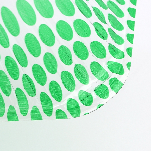 쑥쑥 식물 모종 보호 커버 20p세트(22cm) (그린 도트)