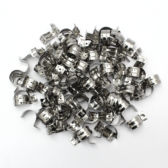 [영달철물] 스텐 반새들 케이블 클램프 100개(20mm)