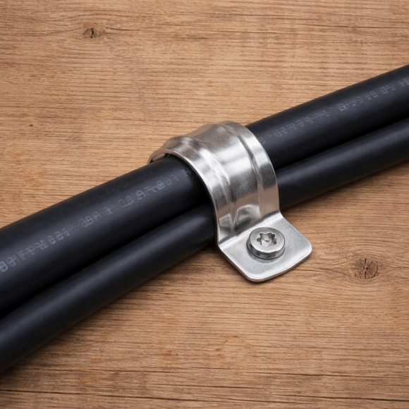 [영달철물] 스텐 반새들 케이블 클램프 100개(25mm)