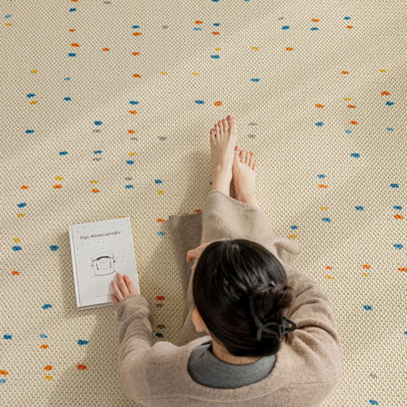 홈테리어 이지케어 양모 힐링 러그G-1(120cm*170cm)
