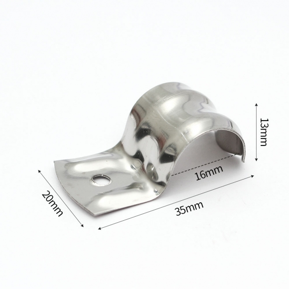 [영달철물] 스텐 반새들 케이블 클램프 100개(16mm)