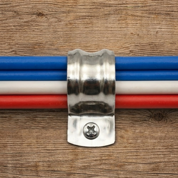 [영달철물] 스텐 반새들 케이블 클램프 100개(16mm)