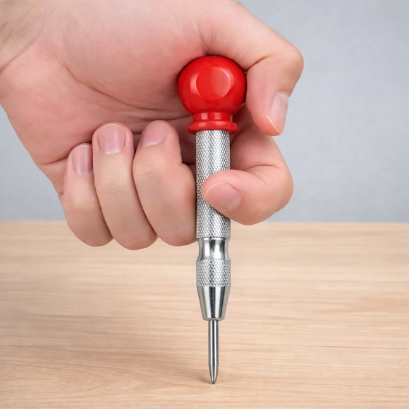 스프링 자동 센터 펀치 B-1(실버)