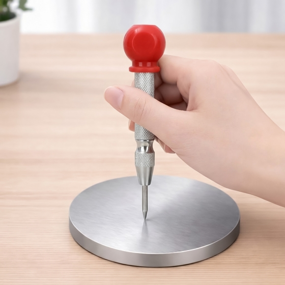 스프링 자동 센터 펀치 B-1(실버)