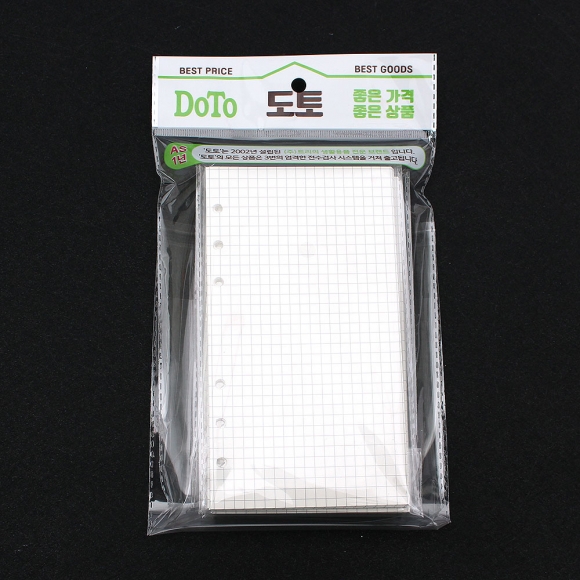 채움 6공 모눈 다이어리 속지 180매(A6)