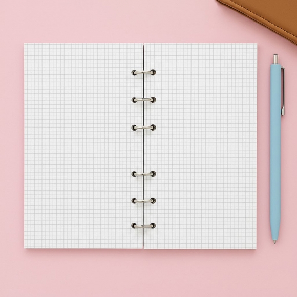 채움 6공 모눈 다이어리 속지 180매(A6)