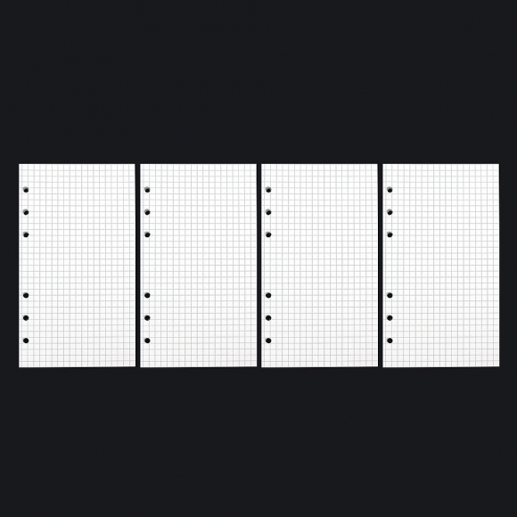 채움 6공 모눈 다이어리 속지 180매(A6)