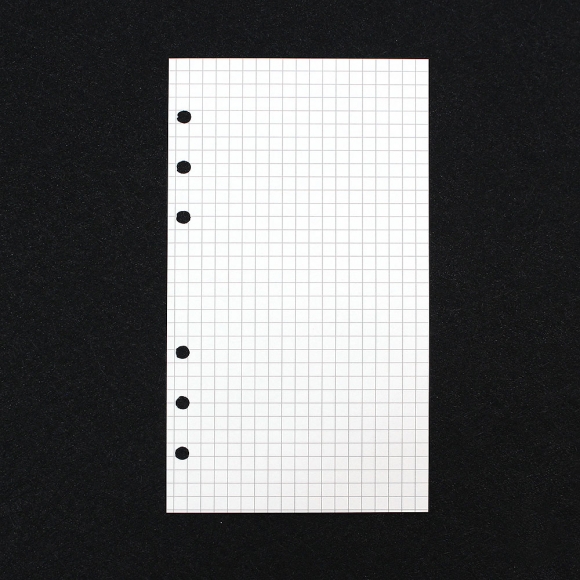 채움 6공 모눈 다이어리 속지 180매(A6)