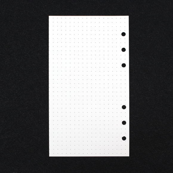 채움 6공 도트 다이어리 속지 1805매(A6)