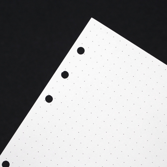 채움 6공 도트 다이어리 속지 1805매(A6)