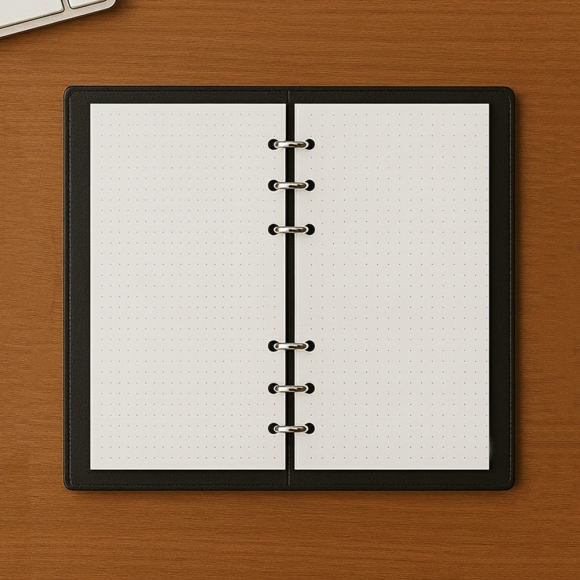 채움 6공 도트 다이어리 속지 1805매(A6)