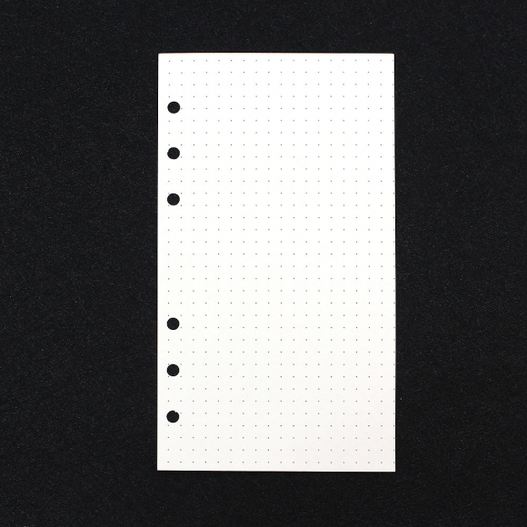 채움 6공 도트 다이어리 속지 1805매(A6)