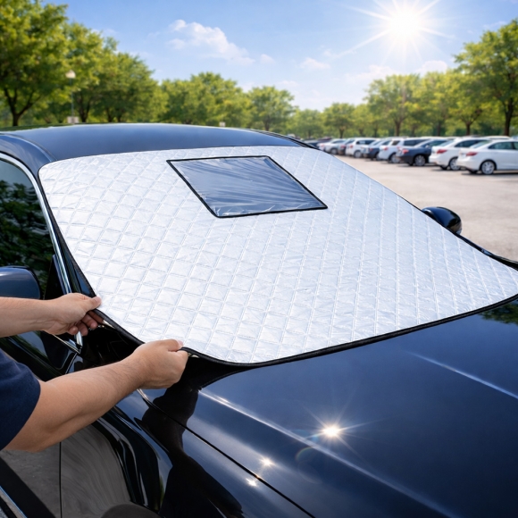 자동차 앞유리 성에 햇빛차단 커버