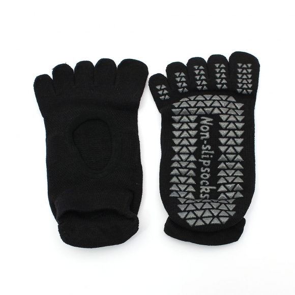 핏코어 메쉬 필라테스 토삭스 2켤레(블랙)