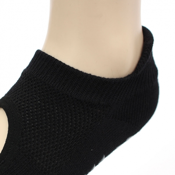 핏코어 메쉬 필라테스 토삭스 2켤레(블랙)