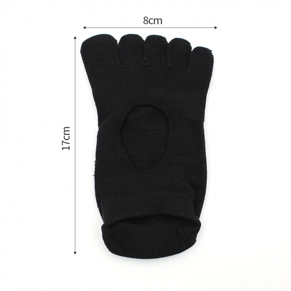 핏코어 메쉬 필라테스 토삭스 2켤레(블랙)