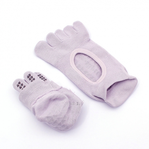 핏코어 메쉬 필라테스 토삭스 2켤레(퍼플)